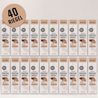 BESTFORM Protein-Riegel | 40 Riegel Knusper-Nuss-Vanille 