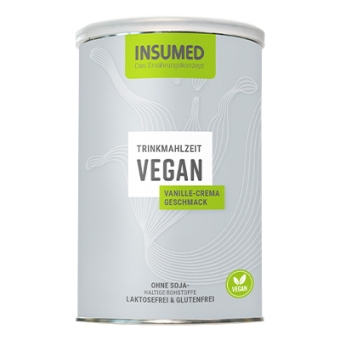 Produktabbildung 300 g Dose BASIC Trinkmahlzeit VEGAN Vanille-Crema ohne Soja