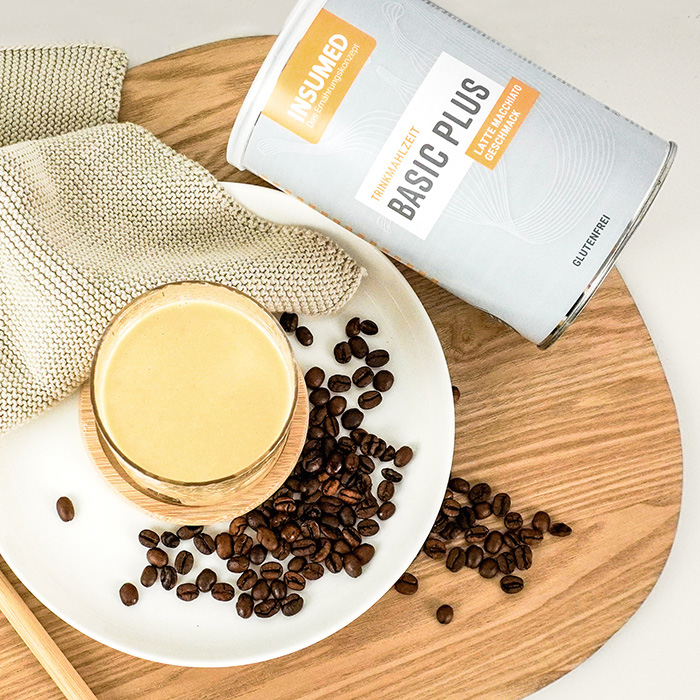 BASIC PLUS Trinkmahlzeit Latte Macchiato 400 g | Offizieller INSUMED ...