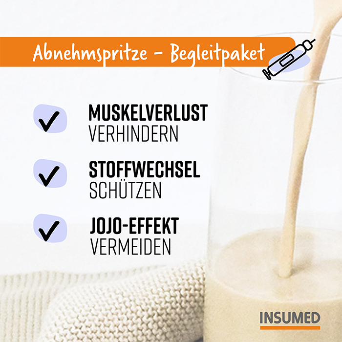 Offizieller INSUMED Onlineshop | Abnehmspritzen Begleitpaket | 30 Tage